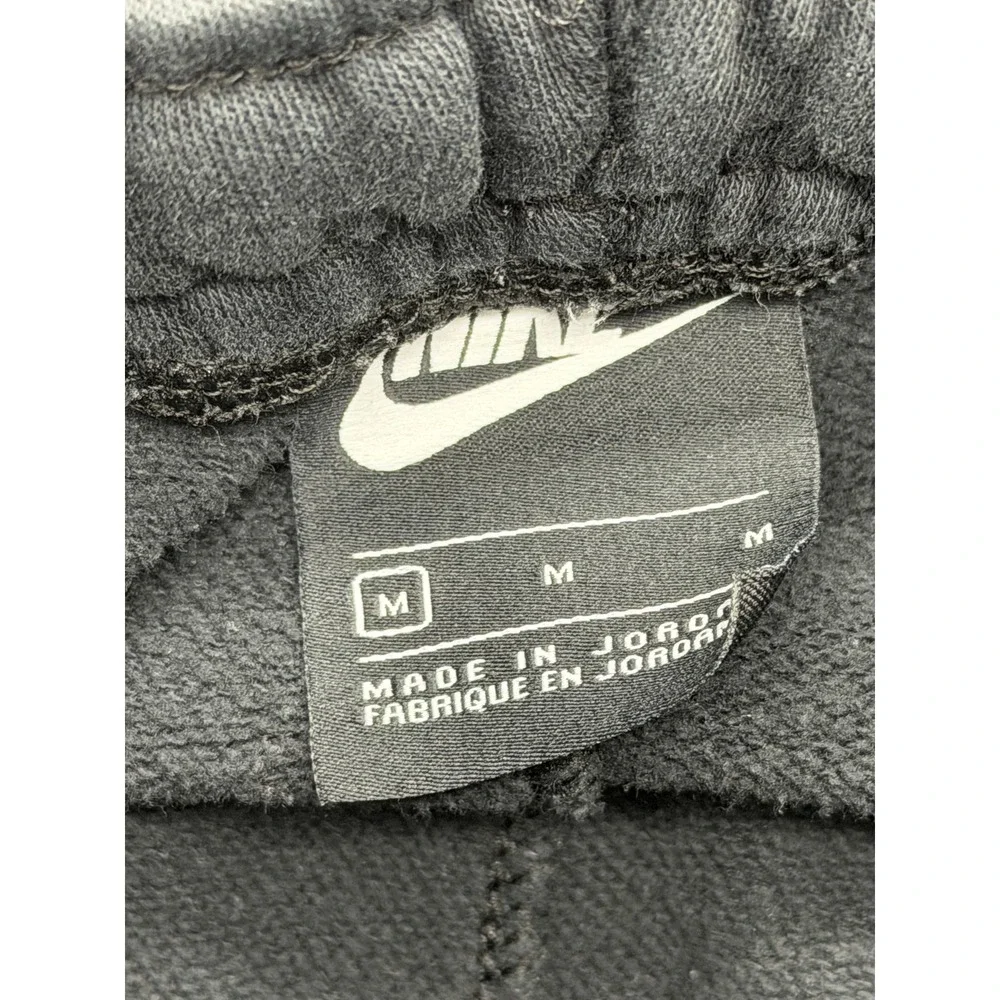 Nike Pants Mens Medium Black Jogger Fleece Cargo Elastic Waist CD3129-010 - Picture 10 of 16